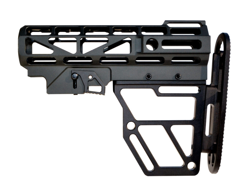 Presma Aluminum Skeletonized Pistol Arm Brace Black Presma Inc