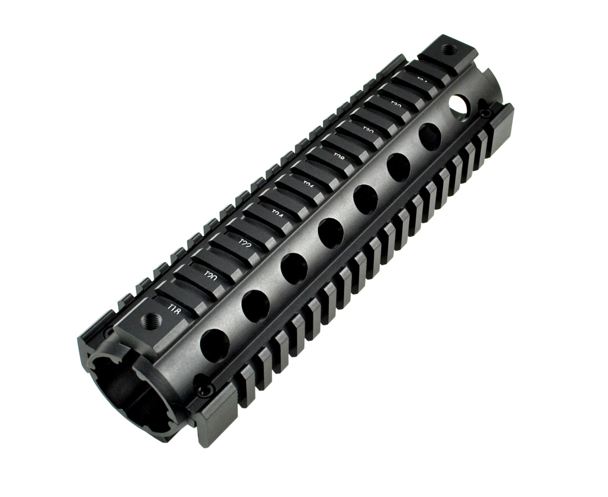 Sniper® 223/5.56 2 Piece Drop In Handguard Quad Rail Mount, Mid Length ...