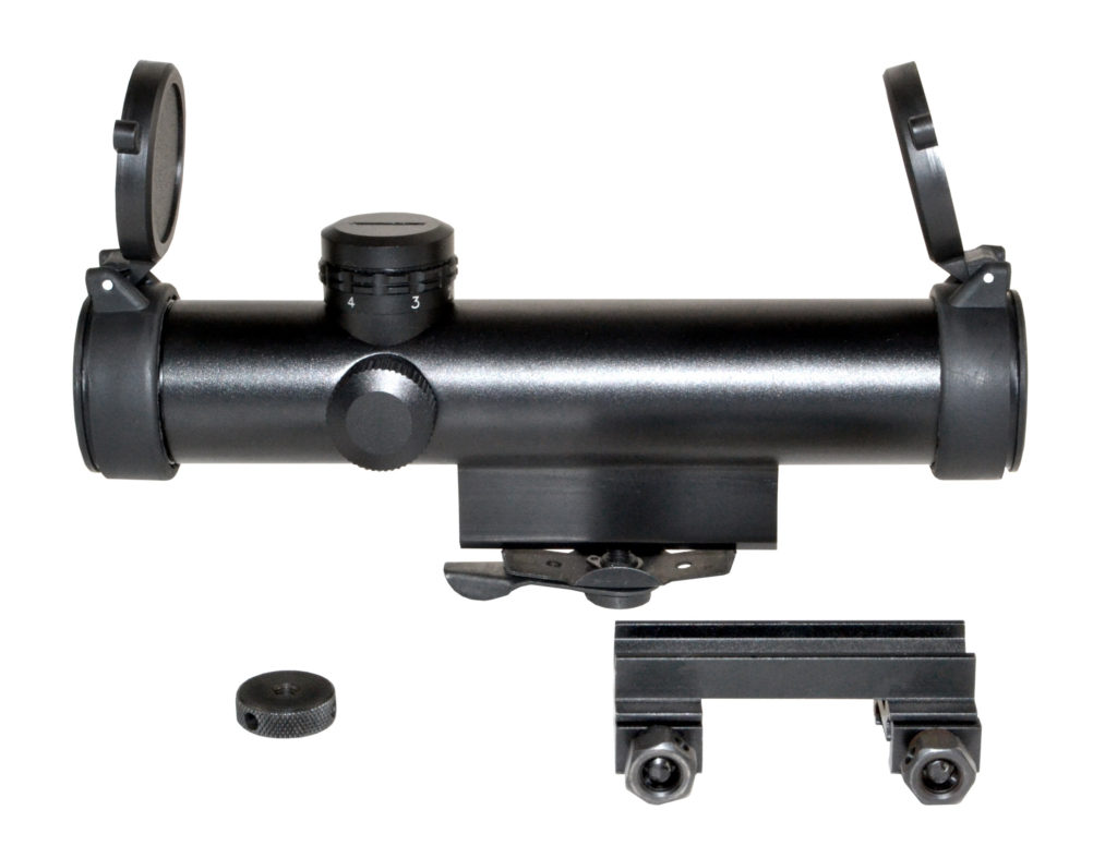 4X20MM Compact Rifle Scope with Duplex Reticle with AR Carry Handle ...