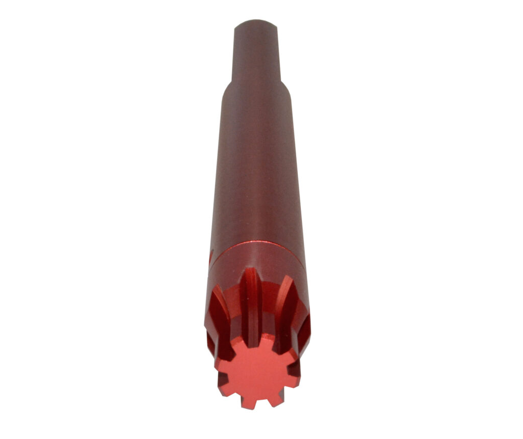 .308 Barrel Vise Block Rod for .936” – LR-308, Red – Presma Inc